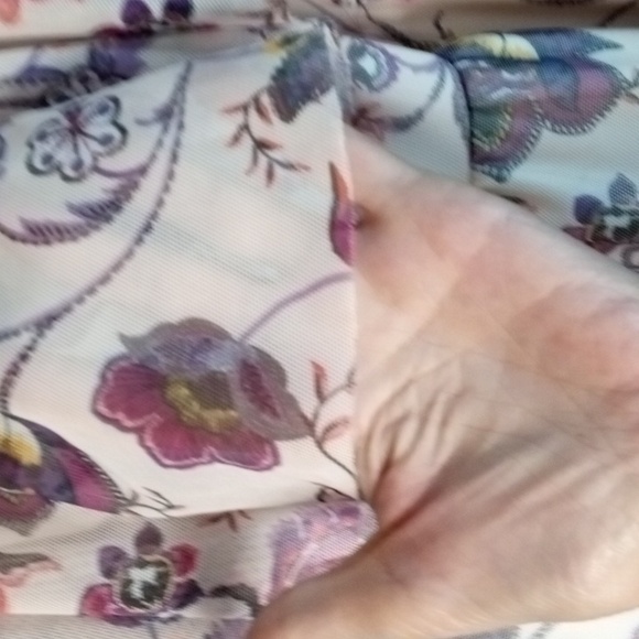 Torrid Pink andMaxi Sundress.  Boho, Artsy, Wedding Guest, Cottage Core, Cruise - Picture 3 of 9